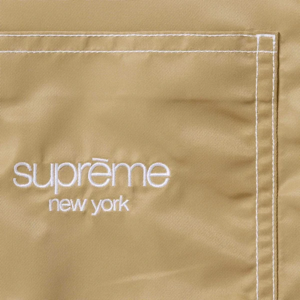 Supreme Nylon Chore Coat - Tan (front)