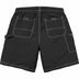Supreme Nylon Painter Short - Black (front)