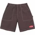 Supreme Nylon Painter Short - Dark Brown (front)