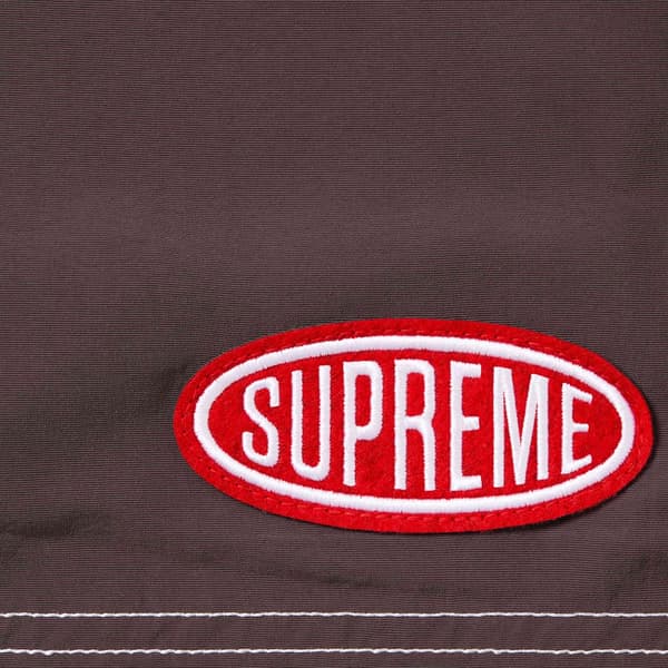 Supreme Nylon Painter Short - Dark Brown (front)