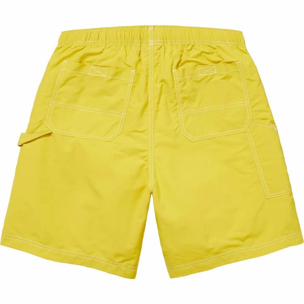 Supreme Nylon Painter Short - Gold (front)