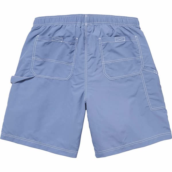 Supreme Nylon Painter Short - Light Slate (front)