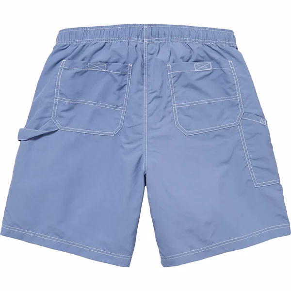 Supreme Nylon Painter Short - Light Slate (front)
