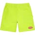 Supreme Nylon Painter Short - Lime (front)