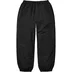 Supreme Nylon Trail Pant - Black (front)