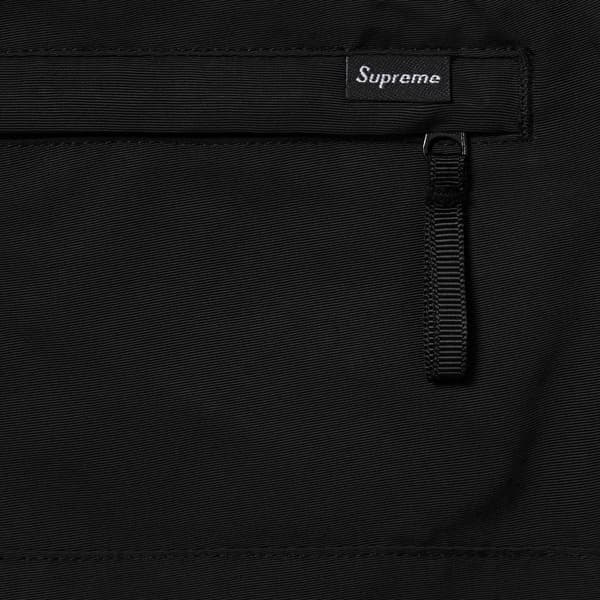 Supreme Nylon Trail Pant - Black (front)