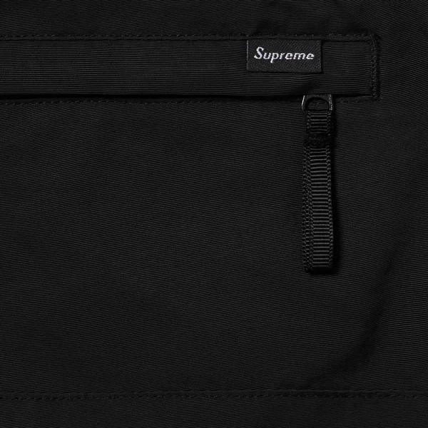 Supreme Nylon Trail Pant - Black (front)