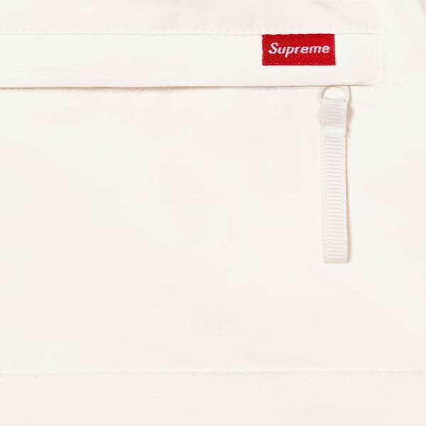 Supreme Nylon Trail Pant - Ivory (front)