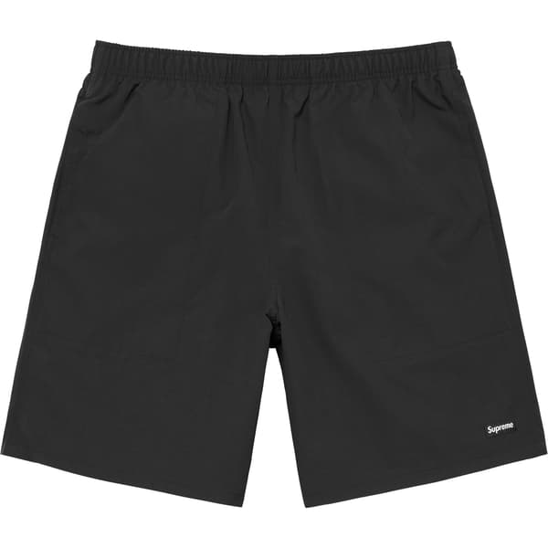 Supreme Nylon Water Short - Black (front)