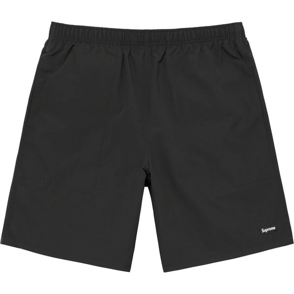 Supreme Nylon Water Short - Black (front)