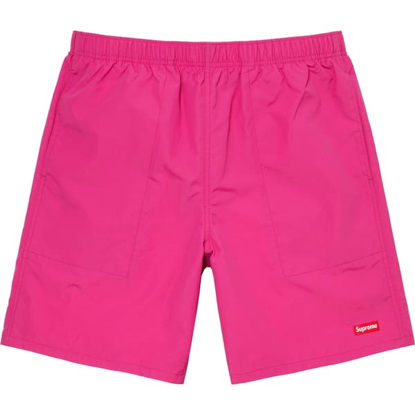 Supreme Nylon Water Short - Fuchsia (front)