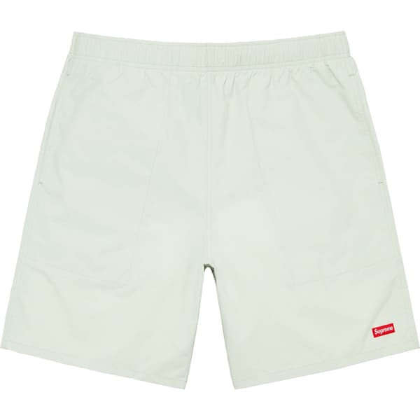 Supreme Nylon Water Short - Pale Mint (front)