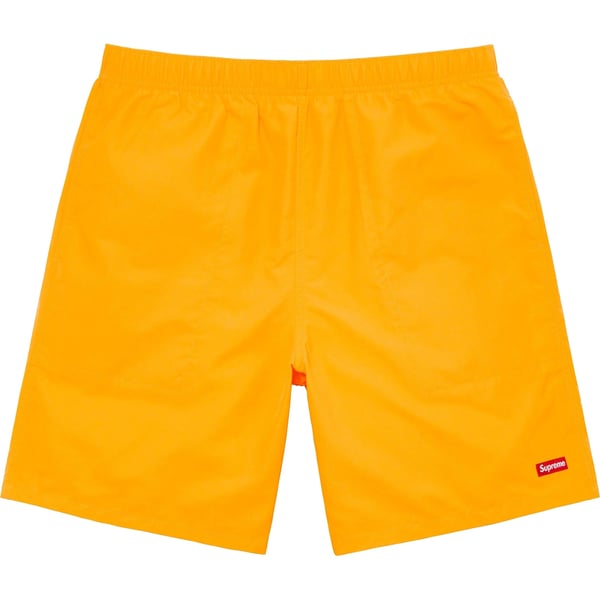 Supreme Nylon Water Short - Yellow (front)