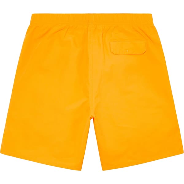 Supreme Nylon Water Short - Yellow (front)