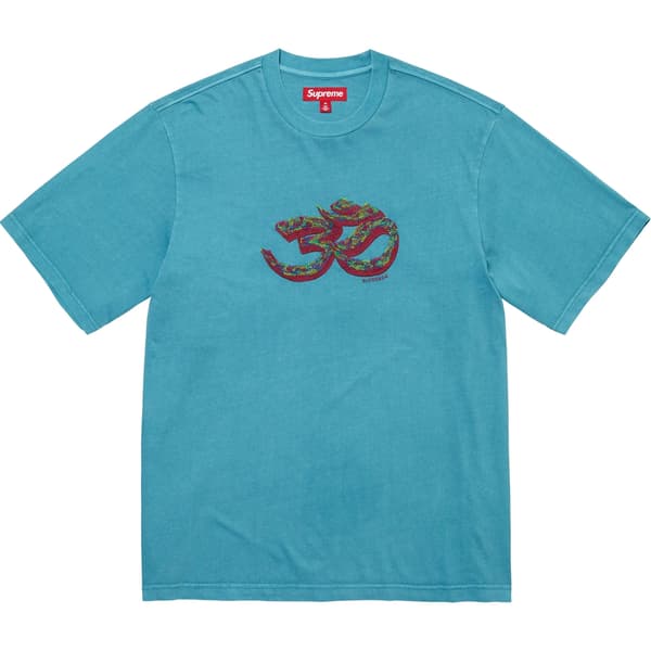 Supreme Ohm Embroidered S/S Top - Blue (front)