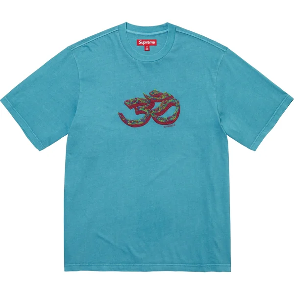 Supreme Ohm Embroidered S/S Top - Blue (front)