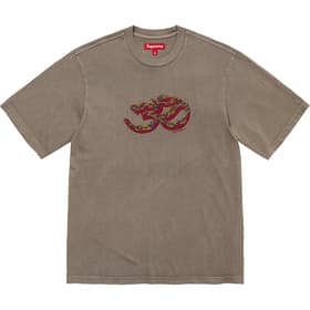 Supreme Ohm Embroidered S/S Top Pale Olive