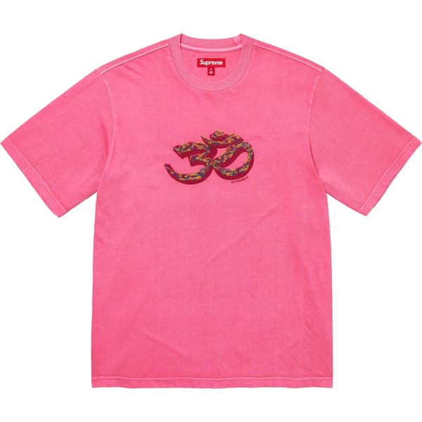 Supreme Ohm Embroidered S/S Top - Pink (front)
