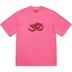 Supreme Ohm Embroidered S/S Top - Pink (front)