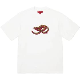 Supreme Ohm Embroidered S/S Top White