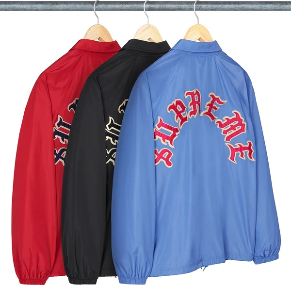 Supreme Old English Arc Coaches Jacket - Product Image