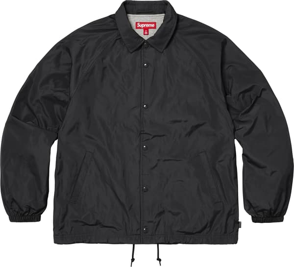 Supreme Old English Arc Coaches Jacket - Black (front)