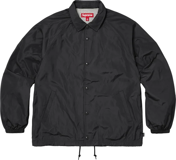 Supreme Old English Arc Coaches Jacket - Black (front)