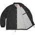 Supreme Old English Arc Coaches Jacket - Black (front)