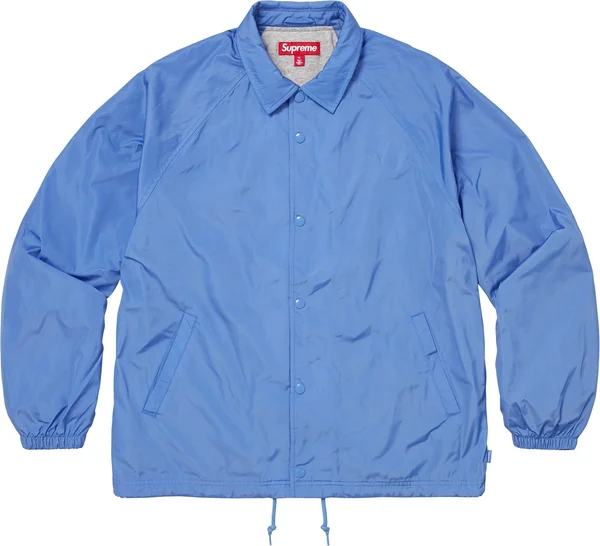 Supreme Old English Arc Coaches Jacket - Light Blue (front)
