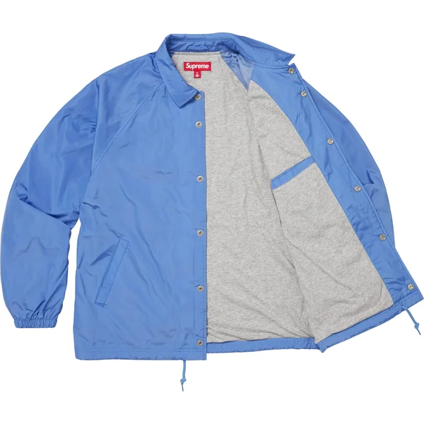 Supreme Old English Arc Coaches Jacket - Light Blue (front)