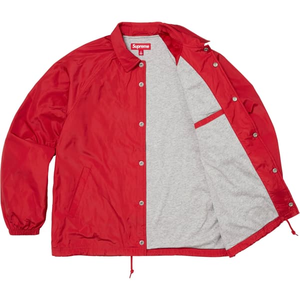 Supreme Old English Arc Coaches Jacket - Red (front)