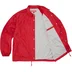 Supreme Old English Arc Coaches Jacket - Red (front)