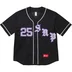 Supreme Old English Baseball Jersey - Black (front)