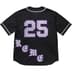 Supreme Old English Baseball Jersey - Black (front)