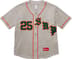 Supreme Old English Baseball Jersey - Grey (front)