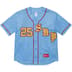 Supreme Old English Baseball Jersey - Light Blue (front)
