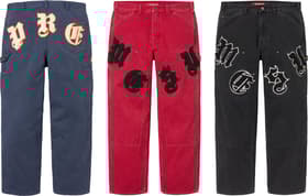 Supreme Old English Canvas Double Knee Painter Pant