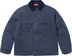 Supreme Old English Canvas Work Jacket - Navy (front)