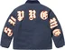 Supreme Old English Canvas Work Jacket - Navy (front)