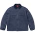Supreme Old English Canvas Work Jacket - Navy (front)