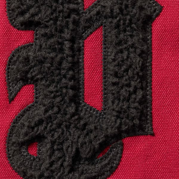 Supreme Old English Canvas Work Jacket - Red (front)