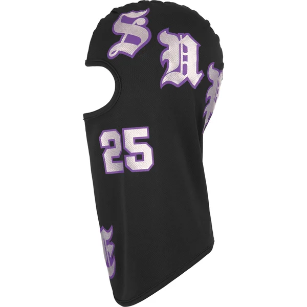 Supreme Old English Lightweight Balaclava - Black (front)