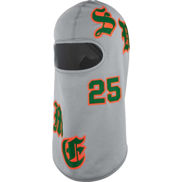 Supreme Old English Lightweight Balaclava - Grey (front)