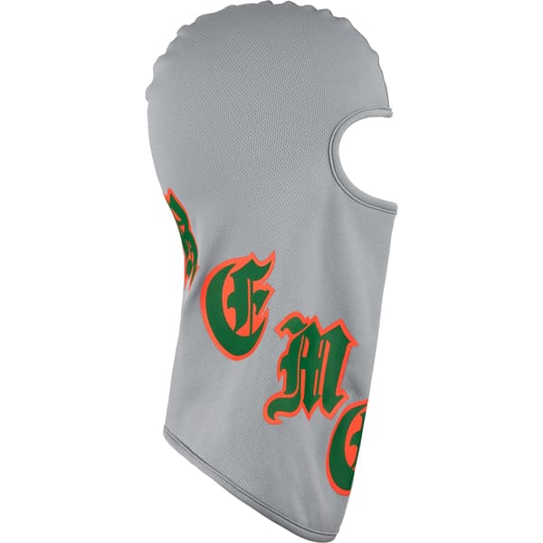 Supreme Old English Lightweight Balaclava - Grey (front)