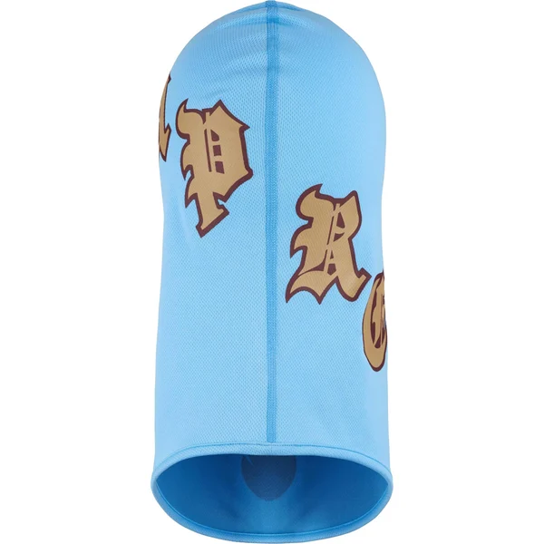 Supreme Old English Lightweight Balaclava - Light Blue (front)