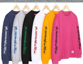 Supreme Old English L/S Top