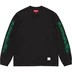 Supreme Old English L/S Top - Black (front)