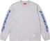 Supreme Old English L/S Top - Heather Grey (front)