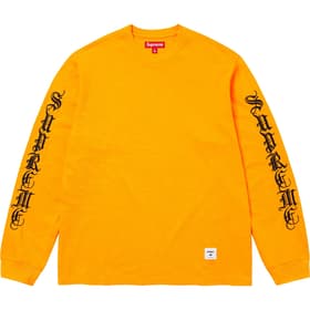 Supreme Old English L/S Top Yellow