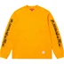 Supreme Old English L/S Top - Yellow (front)